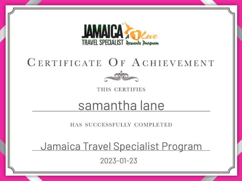 Jamaica Travel Specialist